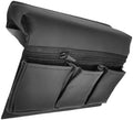 Car Door Side Storage Pocket: Leather Window Armrest Bag Black Car Door Window by JECOMPRIS