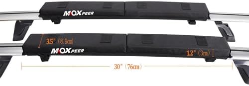Car Soft Roof Rack Pads Set Crossbar Pads - Image 2