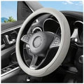 Zpana 14.5-15" Car Steering Wheel Cover, Breathable Soft Leather by Zpana