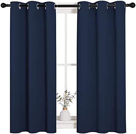 NICETOWN Blackout Draperies Curtains, 1 Pair, 34 x 45 inches - Image 2