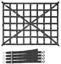 Cross Rail Roof Rack Trunk Rooftop Net Mesh Cargo Truck Trailer Dumpster Extend by Unknown