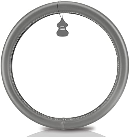Haokay Heavy Duty Pure Cowhide Steering Wheel Cover SUV Car - Image 2