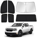 Canvcle Window Shades for 2022-2026 Ford Maverick Accessories Windshield Sun by Canvcle