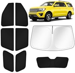KUST Car Window Shades for Ford Expedition 2018-2022 2023 2024 Windshield Sun by KUST