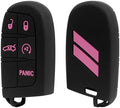Key Fob Cover for Dodge Accessories 5 Button Key Fob Case by REMOCH