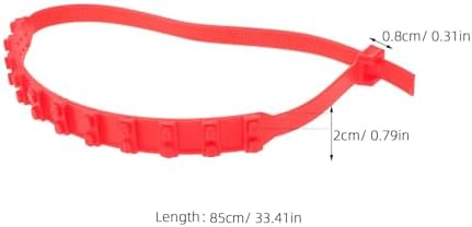 20pcs Rubber Snow Chains for Cars Universal Fit Tire Traction - Image 2