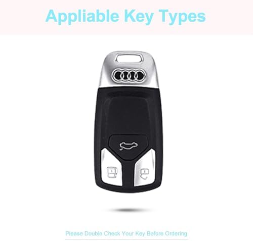 for Audi Key Fob Cover with Keychain - Image 3