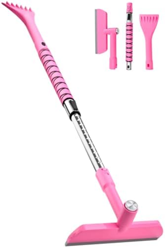 48 in Extendable Snow Brush and Ice Scraper by OUSHASAA