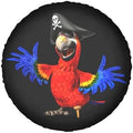 Parrot Pirate Spare Tire Cover Waterproof Sun Protection Fit 17 Inches by Yomko