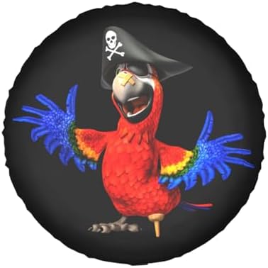 Parrot Pirate Spare Tire Cover Waterproof Sun Protection Fit 17 Inches by Yomko