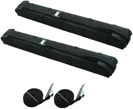 2 Pieces Soft Roof Rack Car Roof Pad Portable Roof Carrier Rack Pads by LeeQinersw