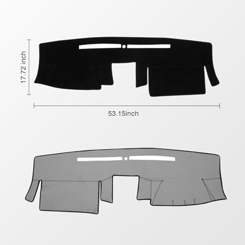 KUST Black Dash Cover for Nissan Frontier 2005-2019 2020 2021/Xterra - Image 2