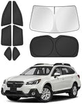 Canvcle Window Shades for 2015-2019 Subaru Outback Accessories Windshield Sun by Canvcle