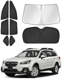Canvcle Window Shades for 2015-2019 Subaru Outback Accessories Windshield Sun by Canvcle
