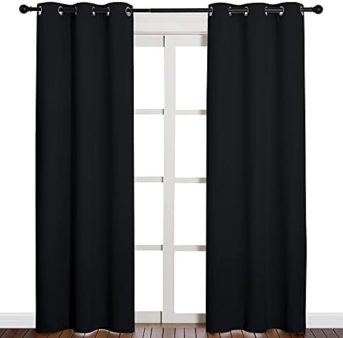 NICETOWN Black Blackout Curtains by NICETOWN