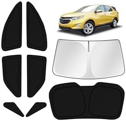 KUST Car Window Shades for Chevrolet/Chevy Equinox 2010-2017 Windshield Sun by KUST