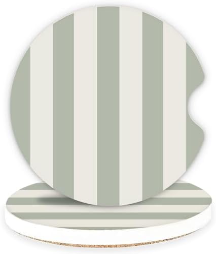 Ceramic Car Coasters – Absorbent Car Cup Holder Coaster Set by lethooly