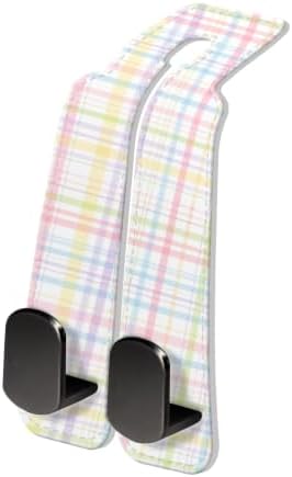PU Leather Car Seat Hook, Storage Headrest Hanger, Cute Car Backseat Organizer by Unknown