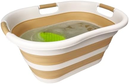 SAMMART 40L Set of 2 Collapsible Plastic Laundry Hamper - Image 5