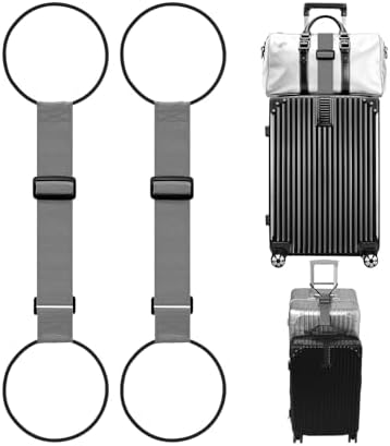 Adjustable Add A Bag Luggage Connector Straps by Aoahaiy