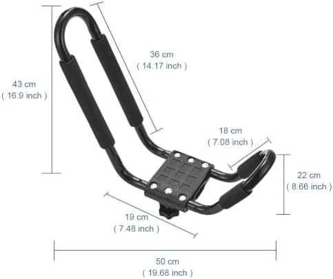 Kayak Roof Rack, Universal for Crossbars - Image 2