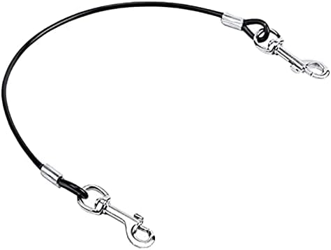 Dog Tether for Car Pet Dog Car Seat Belt Restraint Chew Proof Safety Tether by YAFIYGI