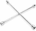 Powerbuilt 25-Inch 4-Way Lug Wrench, Heavy-Duty, Cross Design, Car Tire Repair by PowerbuiltTools