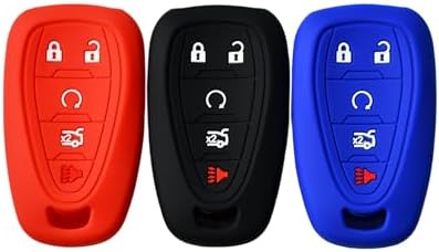Key Fob Cover Case for Chevrolet Malibu Camaro Trax Traverse Sonic Cruze Volt by Zorratin