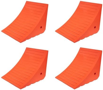 Mytee Products 4 Pack Polyurethane Large Wheel Chock W/Mounting Holes by MyteeProducts