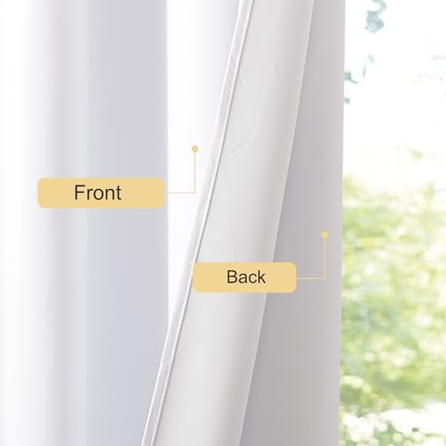 NICETOWN 100% Blackout Window Curtain Panels 78 inch Length - Image 4