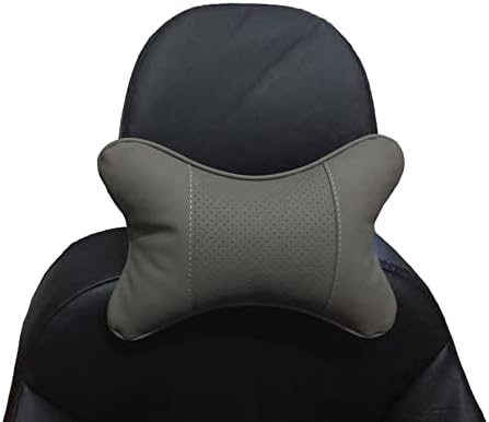Car Neck Pillows Both Side Pu Leather 2pieces Pack Headrest Fit - Image 5