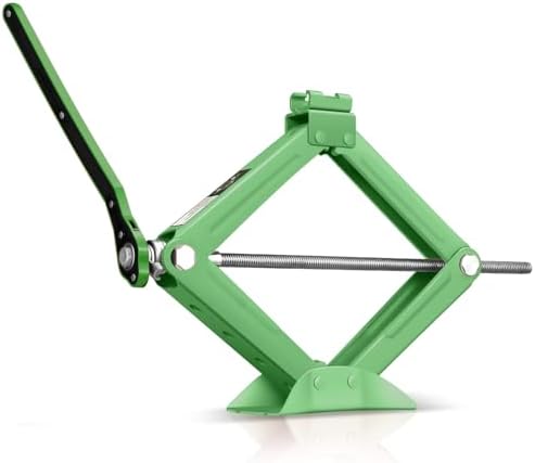 Auto Dynasty Scissor Jack, 1.5 Ton Portable Car Lift Jack, Quick Lift Car Tire by AutoDynasty
