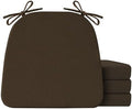 IASEAHK Chair Cushions for Dining Chairs Set of 4, Non Slip Kitchen Chair Pads by IASEAHK