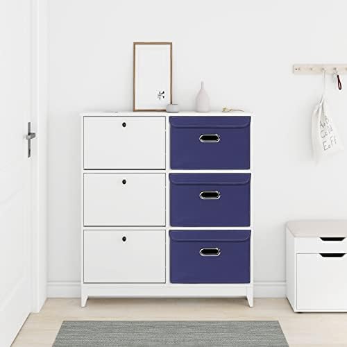 STOREONE Fabric Storage Cube Bins Foldable Organizer Container Collapsible - Image 4