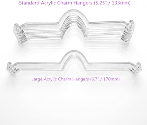 Set of 10 Rearview Mirror Charm Hanger Blanks Large, DIY Auto Interior - Image 2