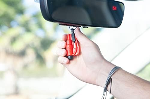 resqme The Original Emergency Keychain Car Escape Tool, 2-in-1 Seatbelt Cutter - Image 4