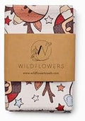 Wildflowers Microfiber Kitchen Towels | Ornaments Pattern | Waffle Fabric Tea by FlourishPetProducts