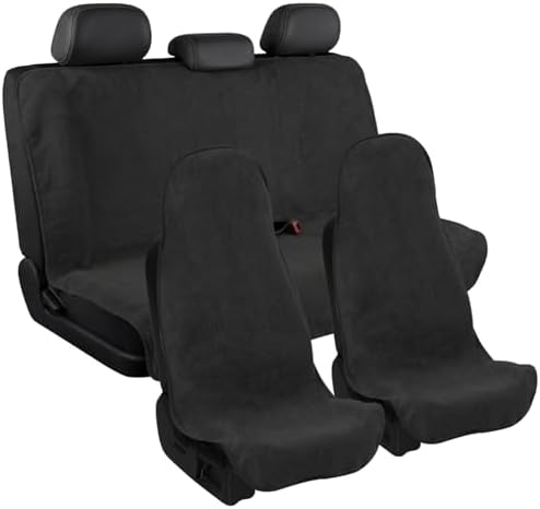 Waterproof Car Seat Cover Full Sets Interior Sets Universal Fits Car Sweat Towel by COLINOO