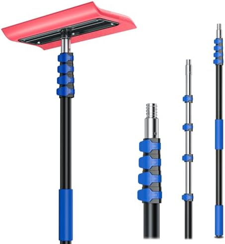 Roof Rakes for Snow Removal, 20FT Telescoping Snow Rake for House Roof by JuecityPoolAccessories