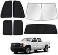 Canvcle Window Shades for 2014-2019 Chevrolet Chevy Silverado/GMC Sierra 1500 by Canvcle