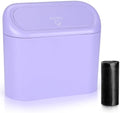 Accmor Car Trash Can with Lid, Mini Vehicle Garbage Can with 30 Trash Bags by Accmor