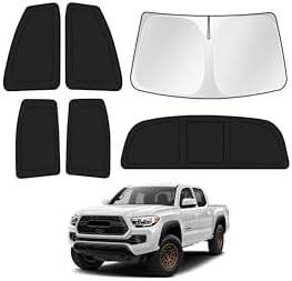 Canvcle Window Shades for 2016-2023 Toyota Tacoma Accessories Windshield Sun by Canvcle