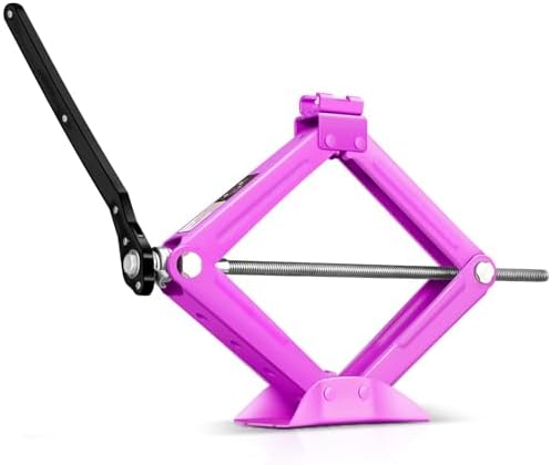 Auto Dynasty Scissor Jack, 1.5 Ton Portable Car Lift Jack, Quick Lift Car Tire by AutoDynasty