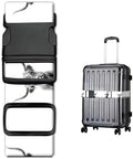 Luggage Straps for Suitcases, Heavy Duty Travel Belt by JYCardPKT