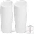 Car Trash Can, 2 Packs Mini Car Garbage Can Cup Holder by Kincown