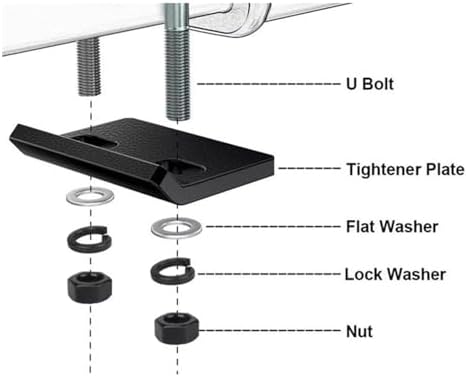 Hitch Tightener 2 Inch, Anti Rattle Hitch Clamp Hitch Noise Reducer, Heavy-Duty - Image 6