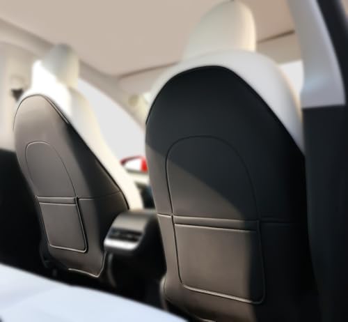 2Pcs Leather Seat Back Kick Protector by CYBERBEANS%C2%AE