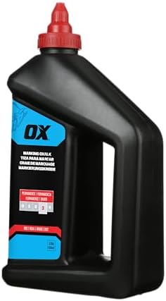 OX Red Chalk Line Powder 2.5lb by OXTools