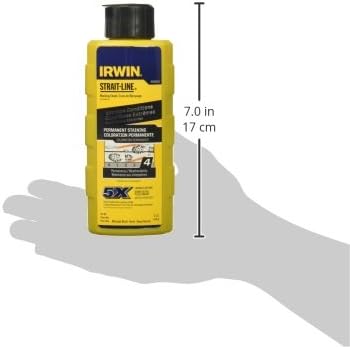 IRWIN Tools STRAIT-LINE Permanent Staining Marking Chalk, Midnight Black - Image 2