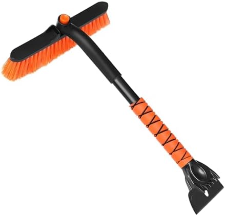 26.4 Inch Car Snow Scraper and Brush, Detachable Winter Snow Removal Tool by Unknown